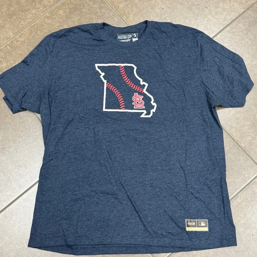 Mens Baseballism St Louis Cardinals T-Shirt - 3XL - Picture 1 of 4